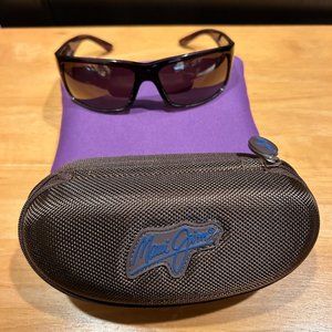 Maui Jim - World Cup Polarized Sunglasses - Frame Color - Chocolate Stripe Fade